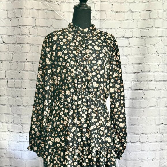 Hayden Los Angeles Floral Maxi Dress Size L - Picture 1 of 2